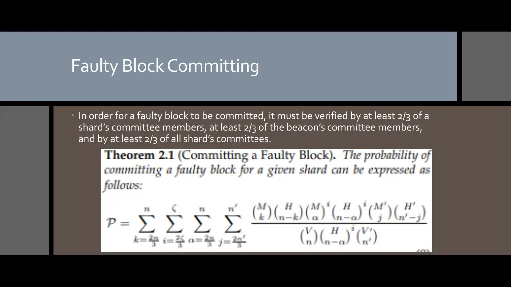 faulty block committing