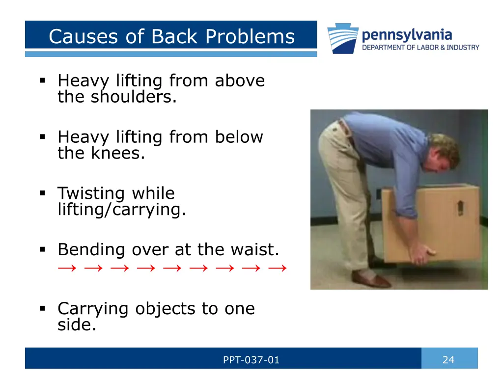 causes of back problems