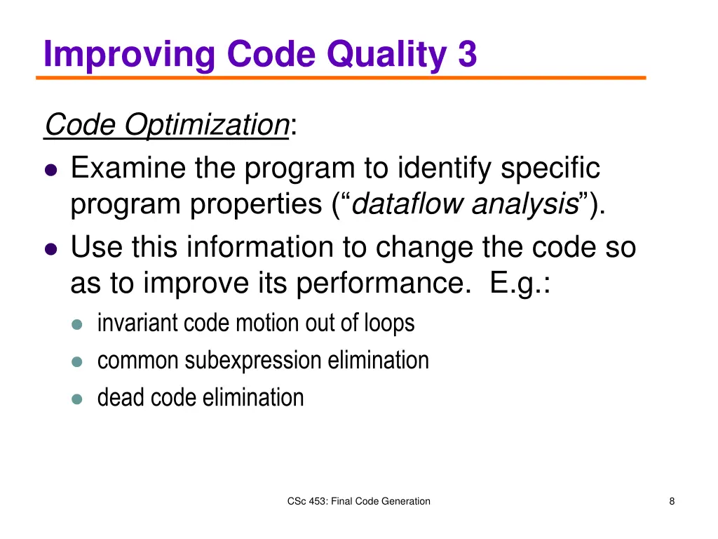 improving code quality 3