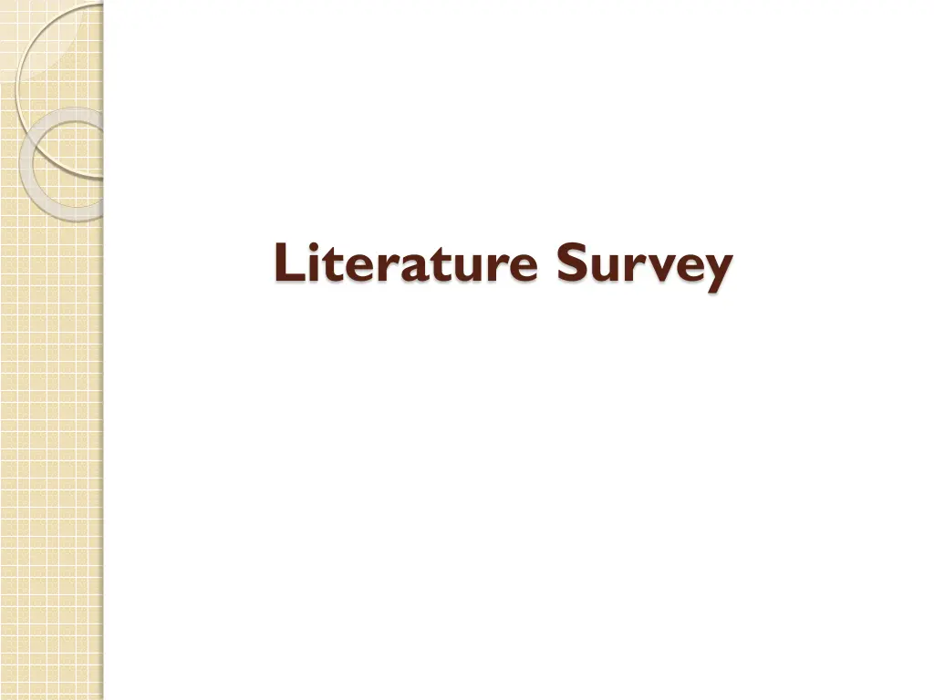 literature survey