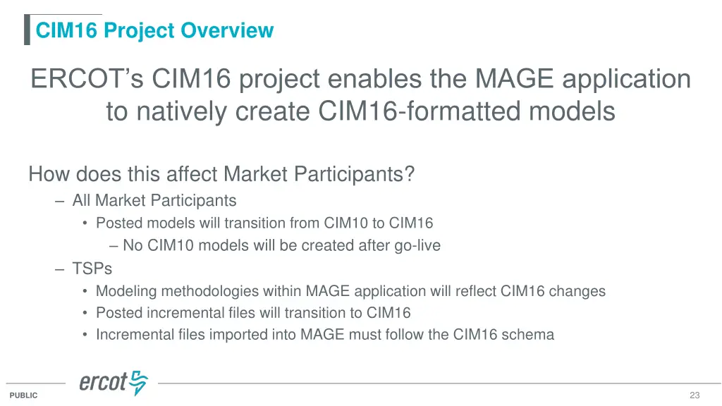 cim16 project overview
