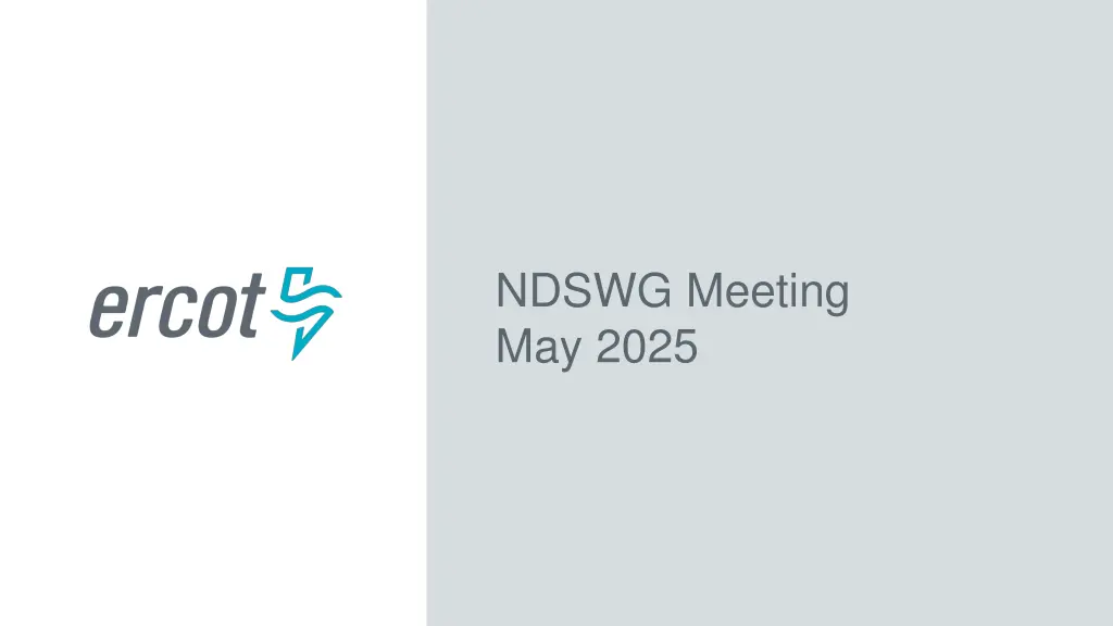 ndswg meeting may 2025