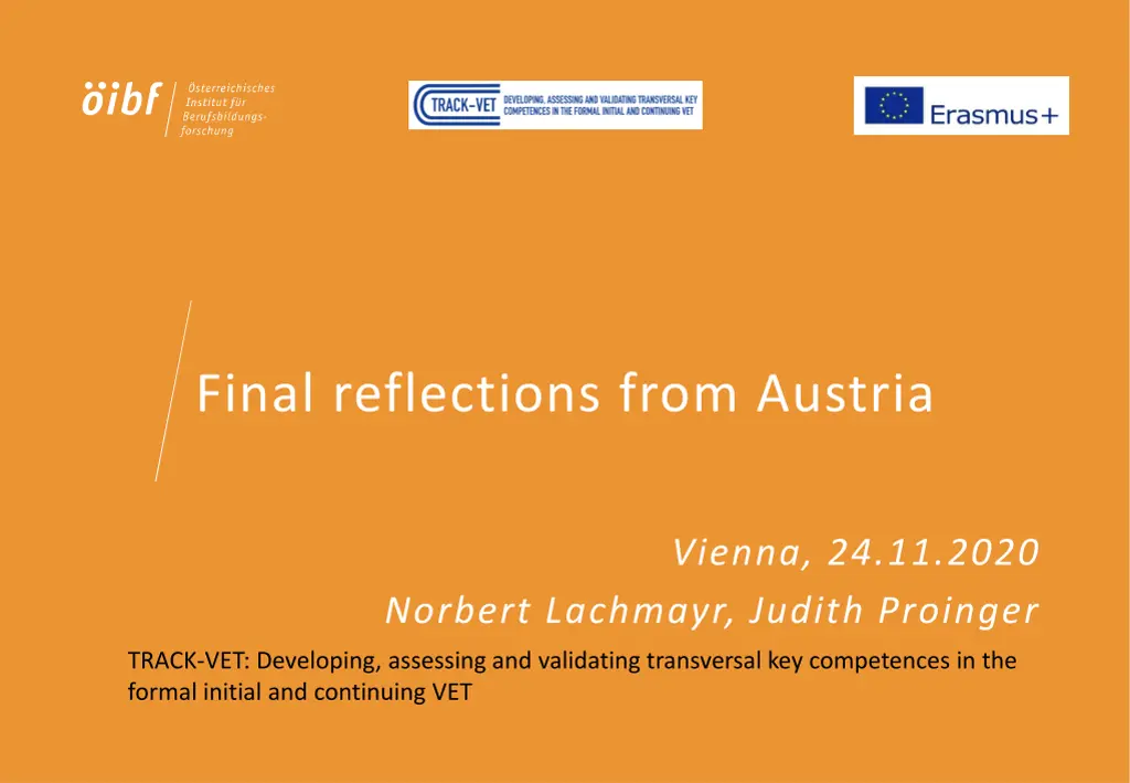 final reflections from austria