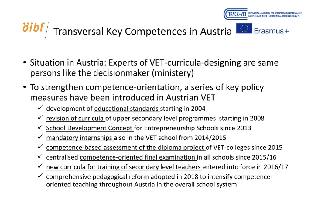 transversal key competences in austria
