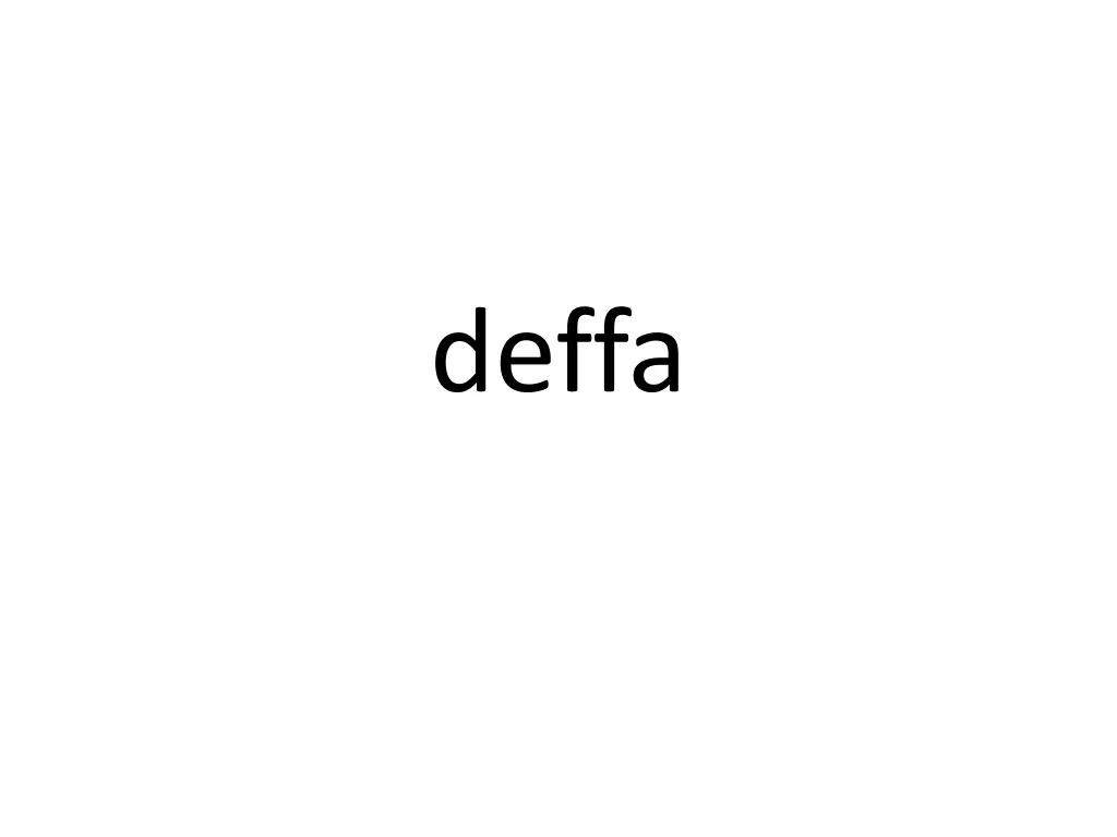 deffa 1