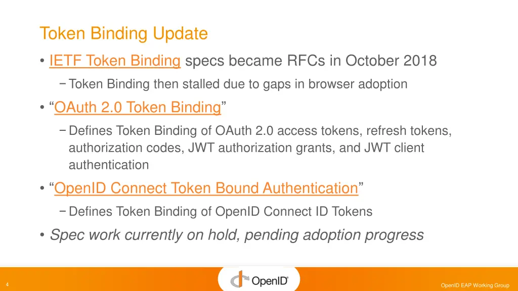 token binding update