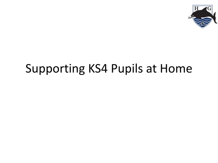 supporting ks4 pupils at home