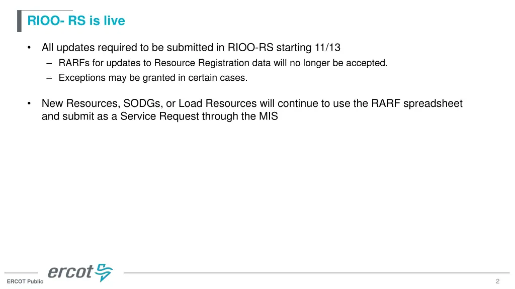 rioo rs is live