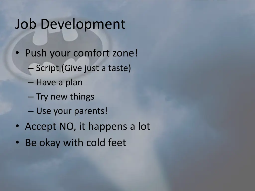 job development