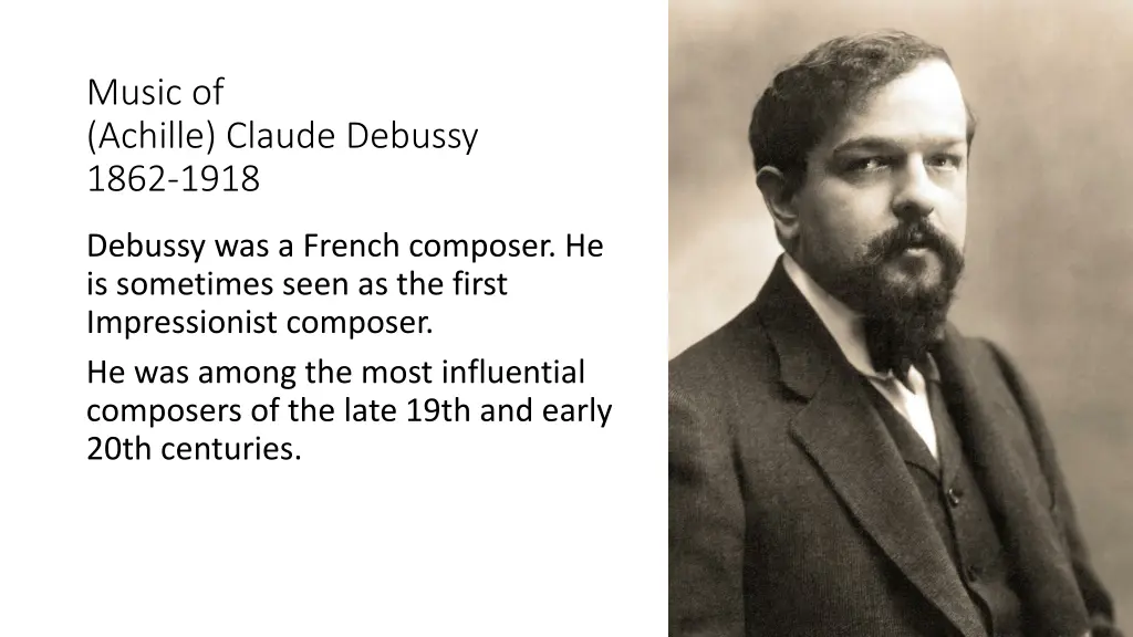 music of achille claude debussy 1862 1918