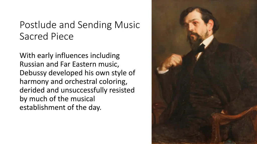 postlude and sending music sacred piece