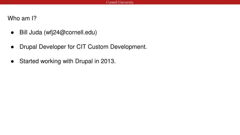 cornell university 1