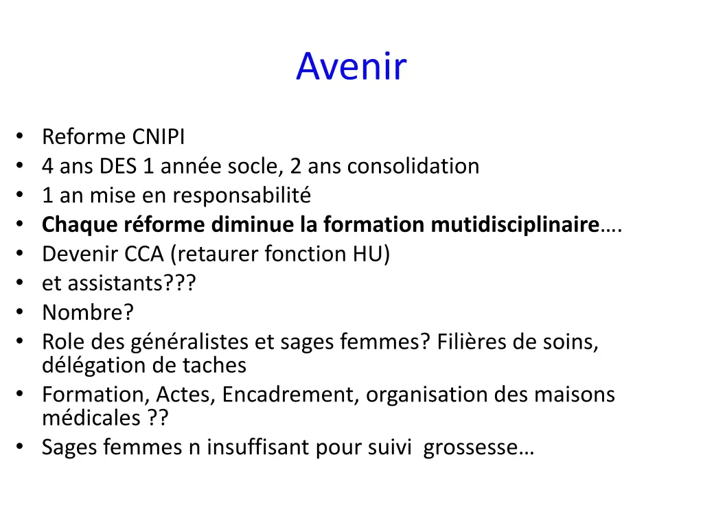 avenir