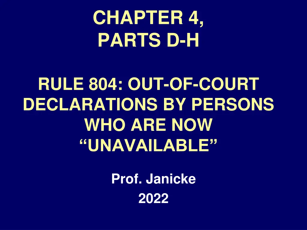 chapter 4 parts d h