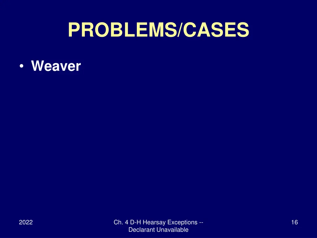 problems cases 2