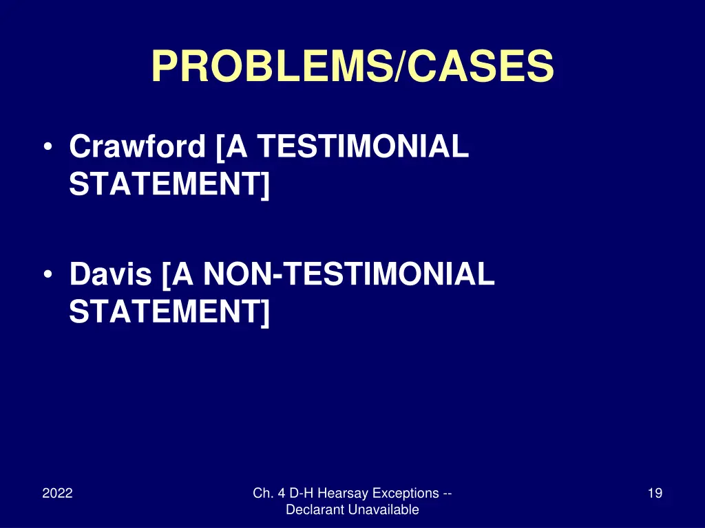 problems cases 3