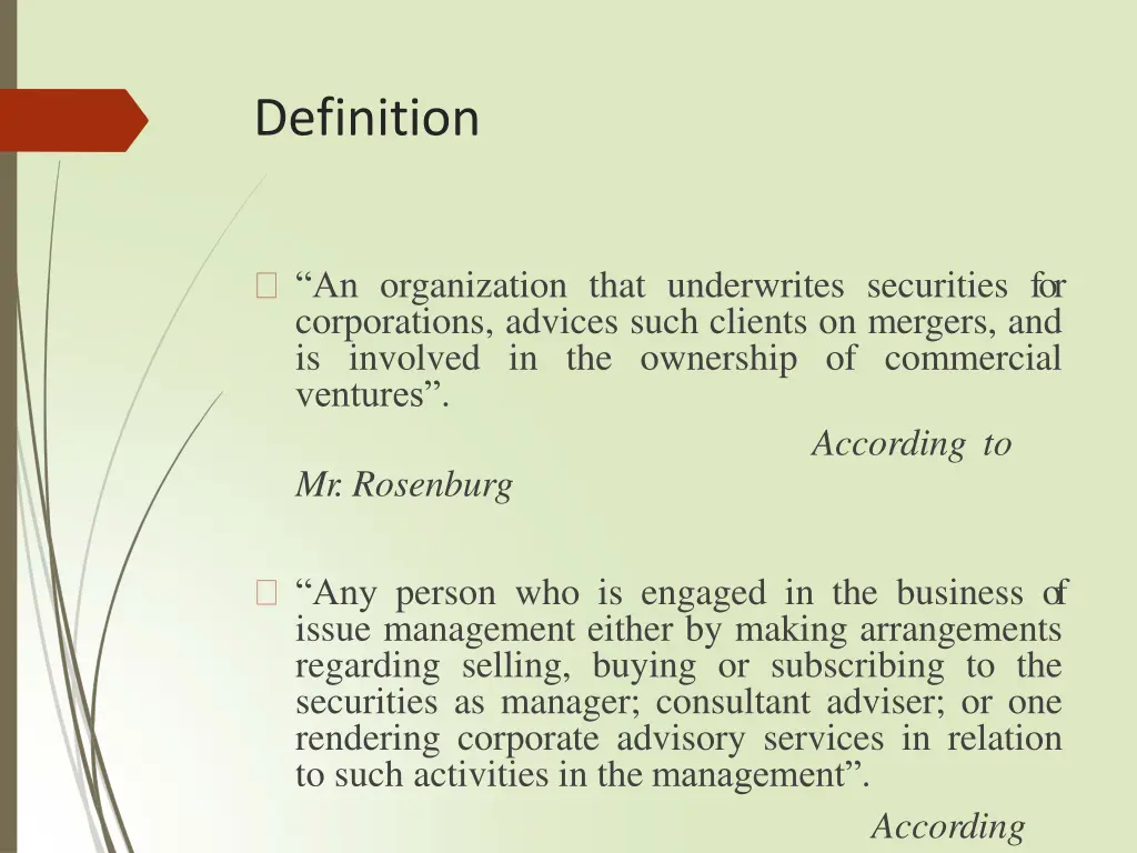 definition