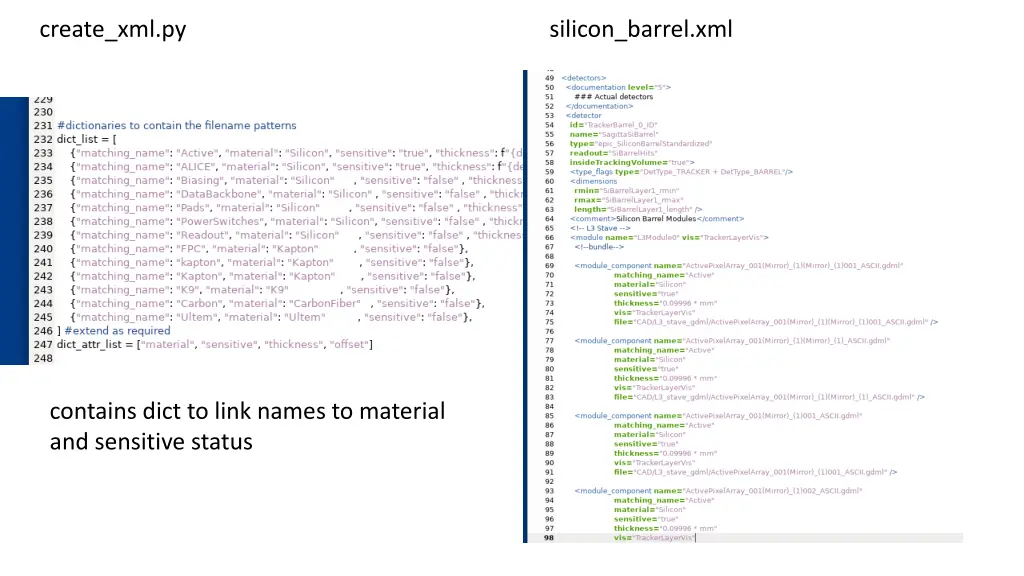 silicon barrel xml