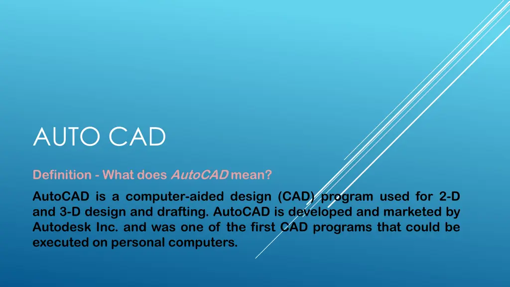 auto cad