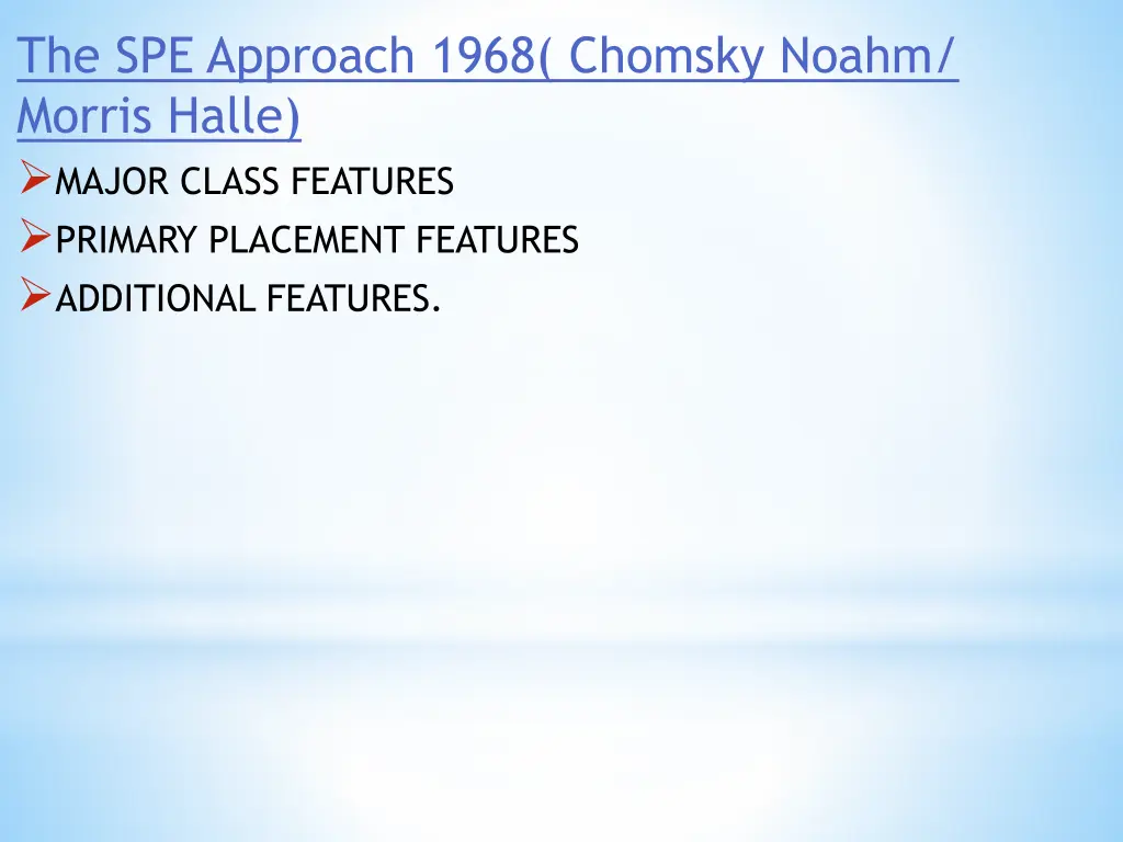 the spe approach 1968 chomsky noahm morris halle