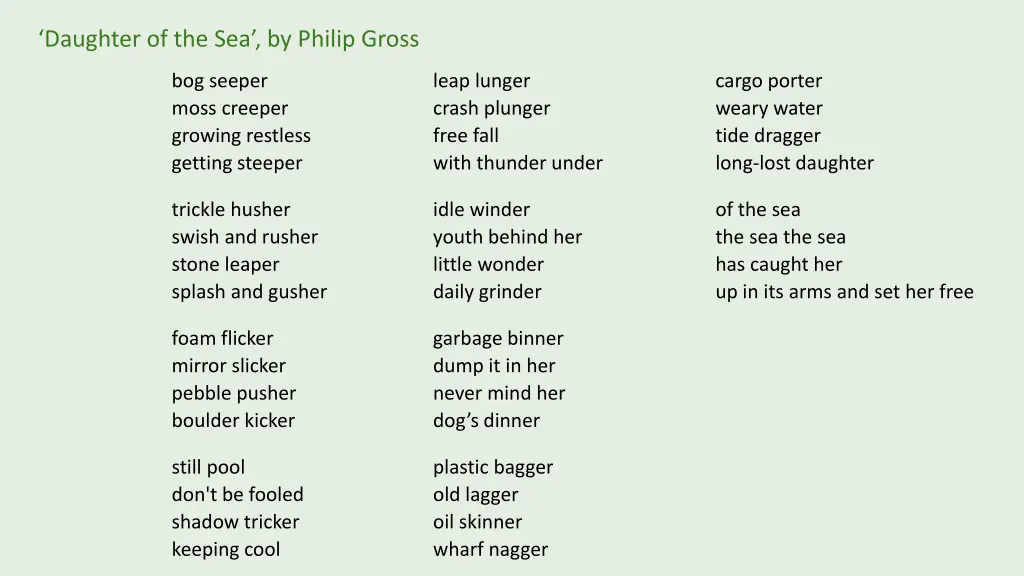 daughter of the sea by philip gross