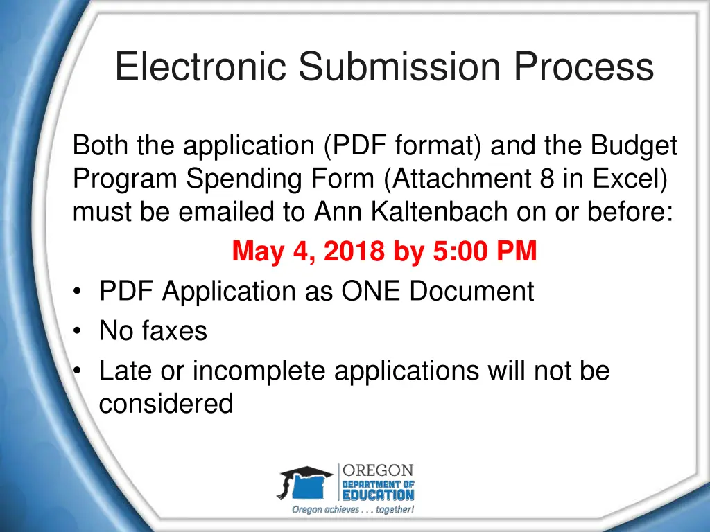 electronic submission process