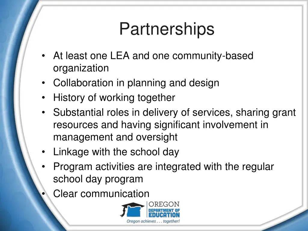 partnerships