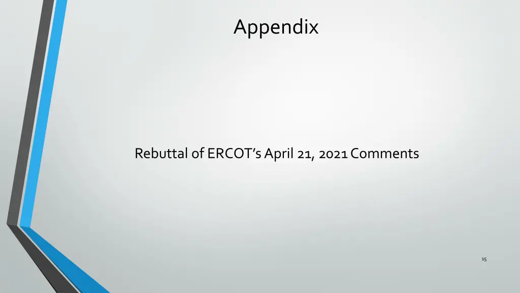 appendix