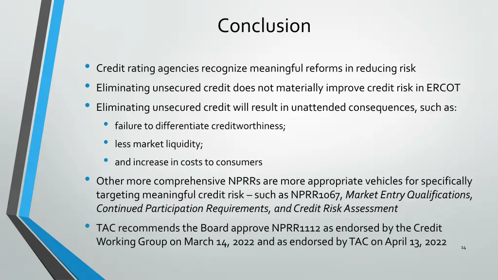 conclusion