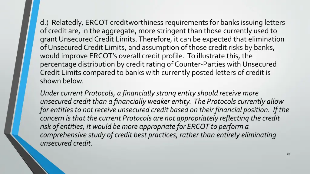 d relatedly ercot creditworthiness requirements