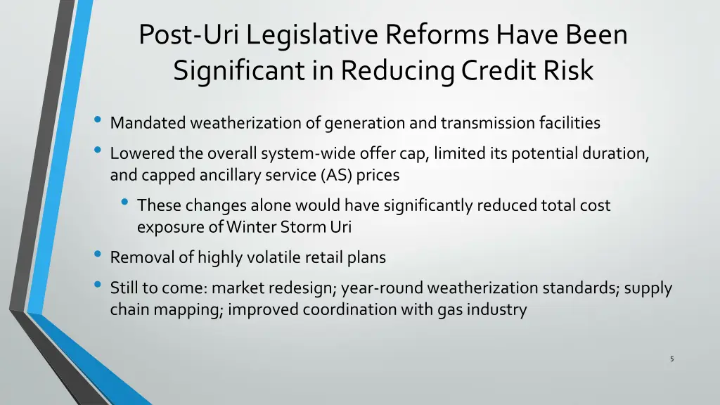 post uri legislative reforms have been