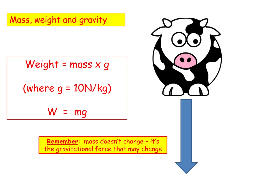mass weight and gravity 8