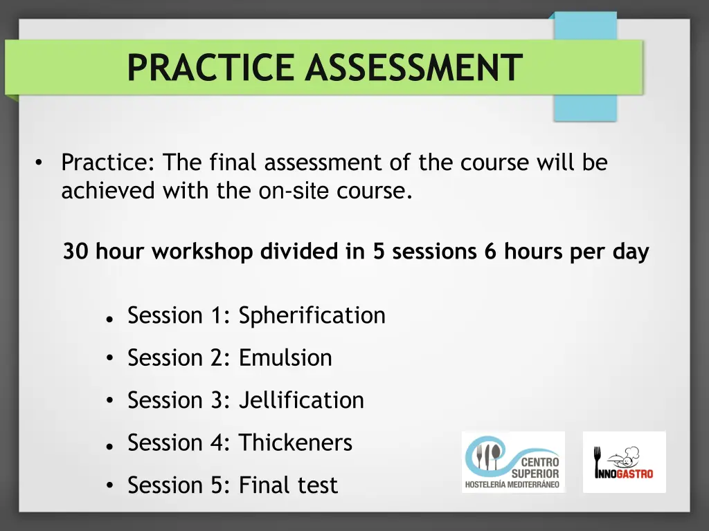 practice assessment