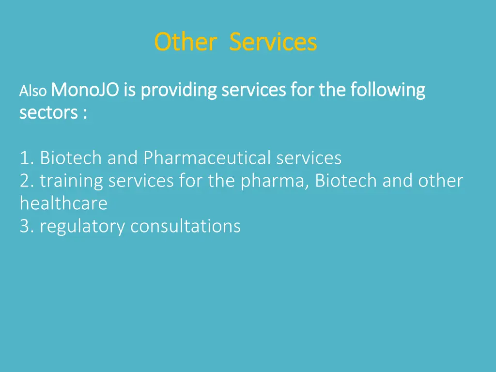 other services other services