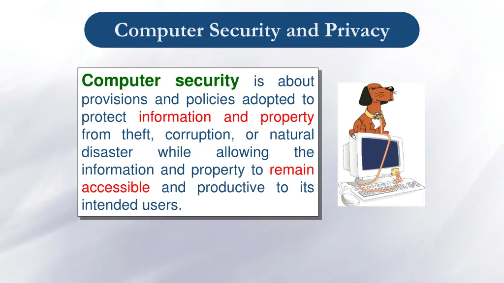 computer security and privacy 1