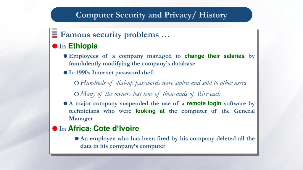 computer security and privacy history 4