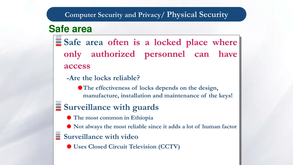 computer security and privacy physical security 1
