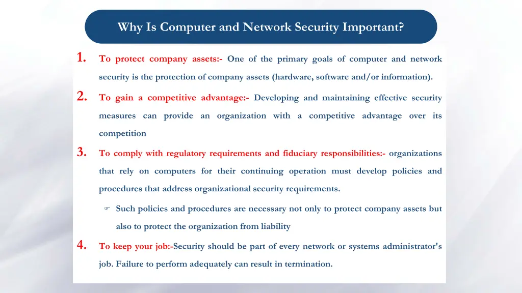 why is computer and network security important
