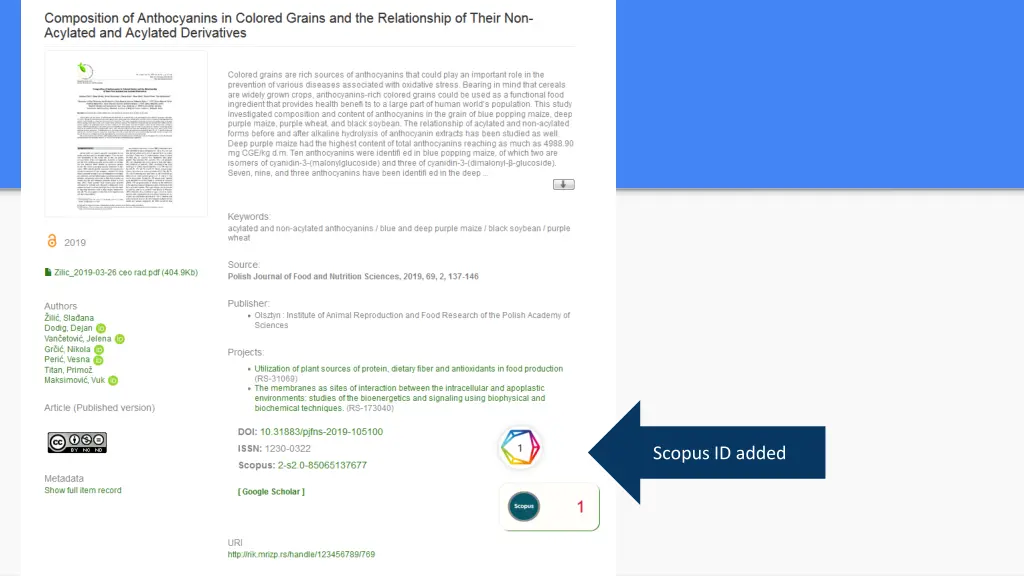 scopus id added