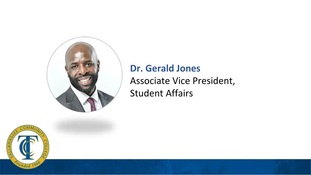 dr gerald jones associate vice president student