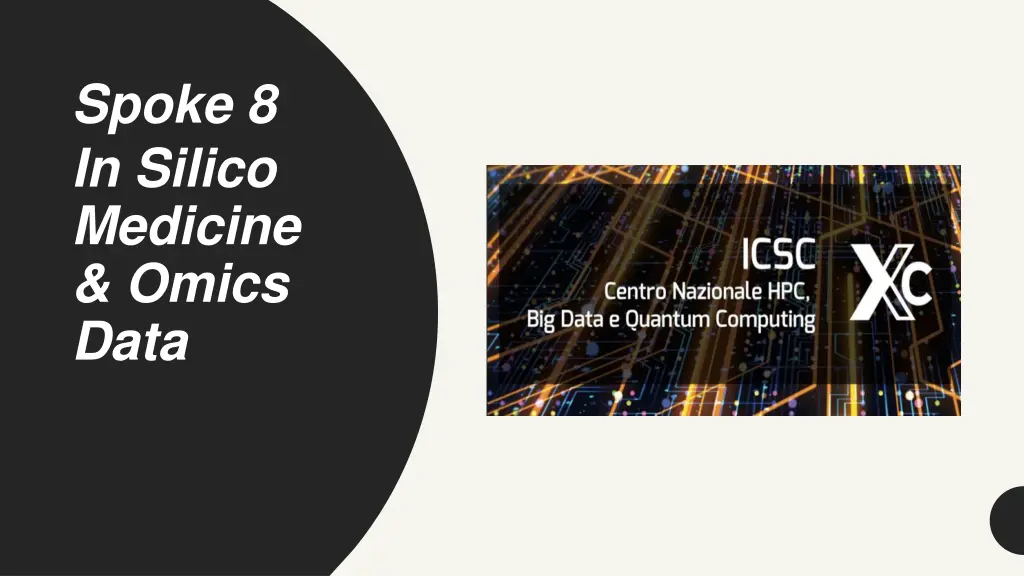 spoke 8 in silico medicine omics data