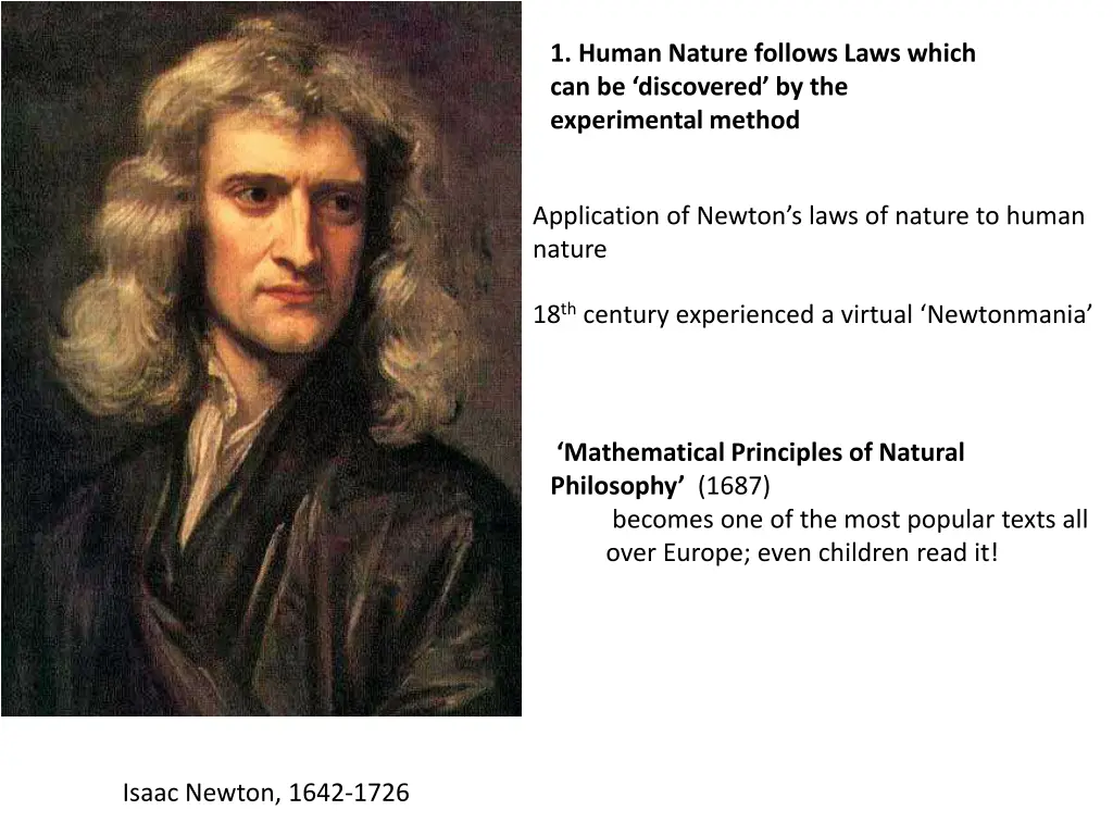 1 human nature follows laws which