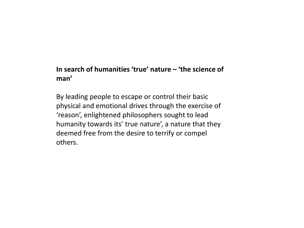 in search of humanities true nature the science