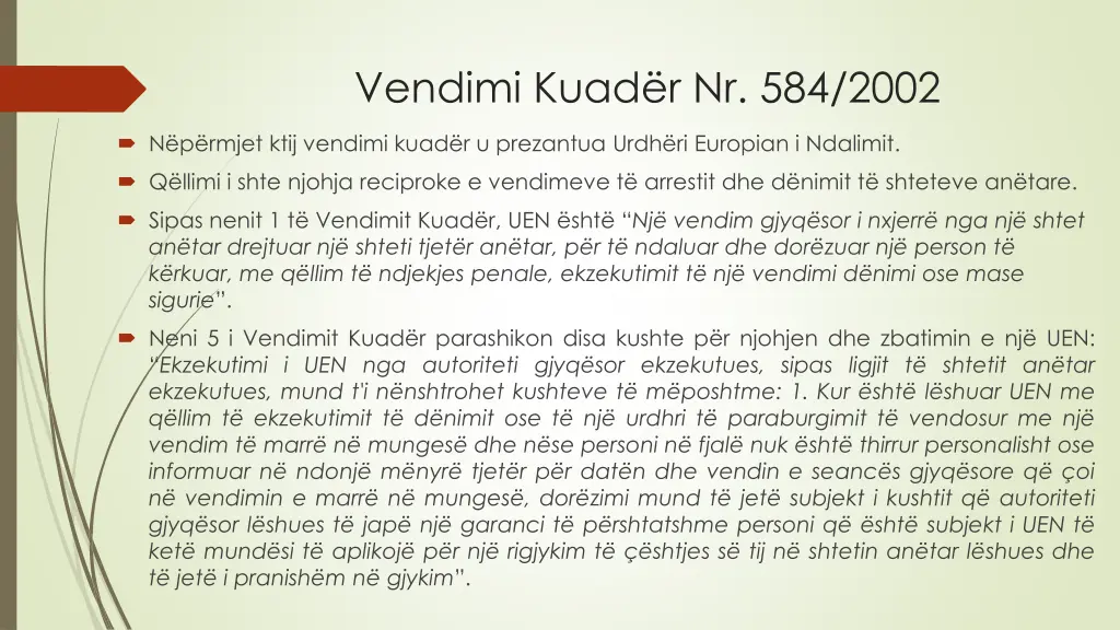 vendimi kuad r nr 584 2002