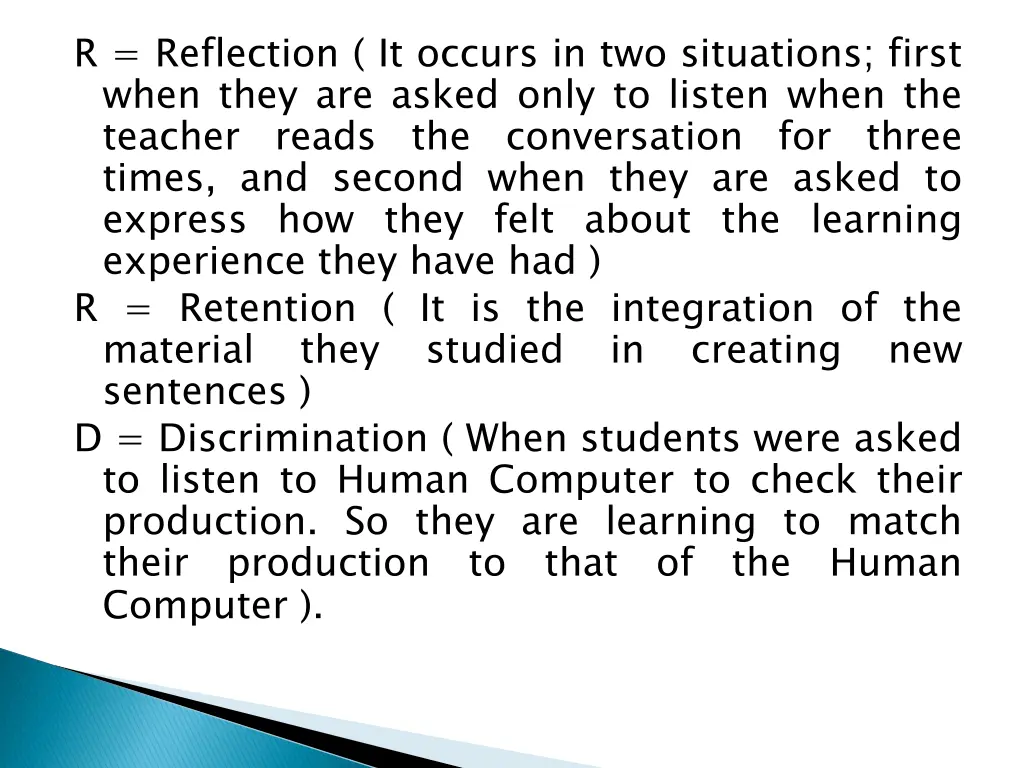 r reflection it occurs in two situations first