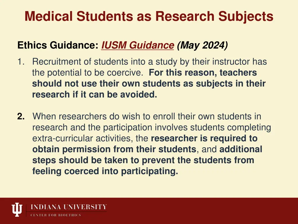 medical students as research subjects 11