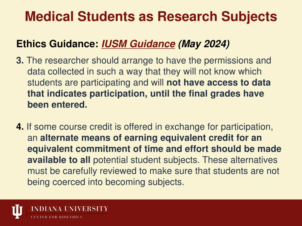 medical students as research subjects 12