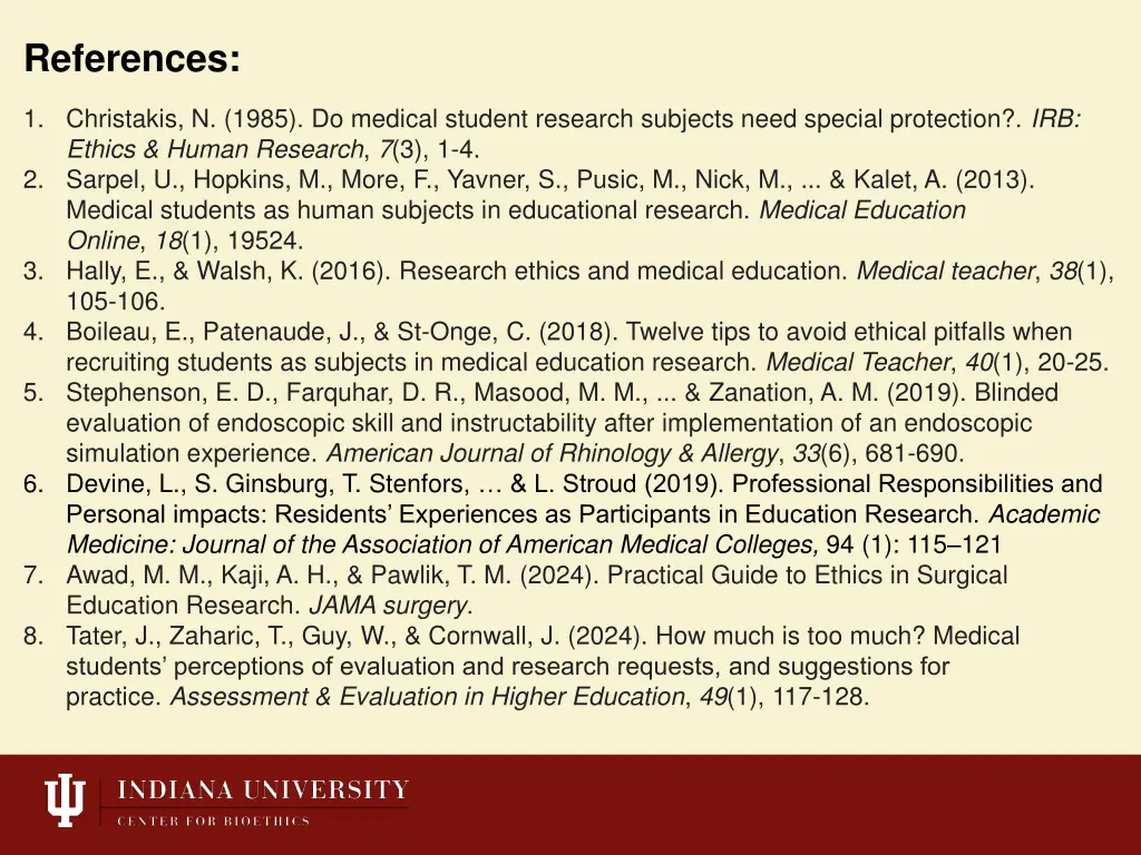 references