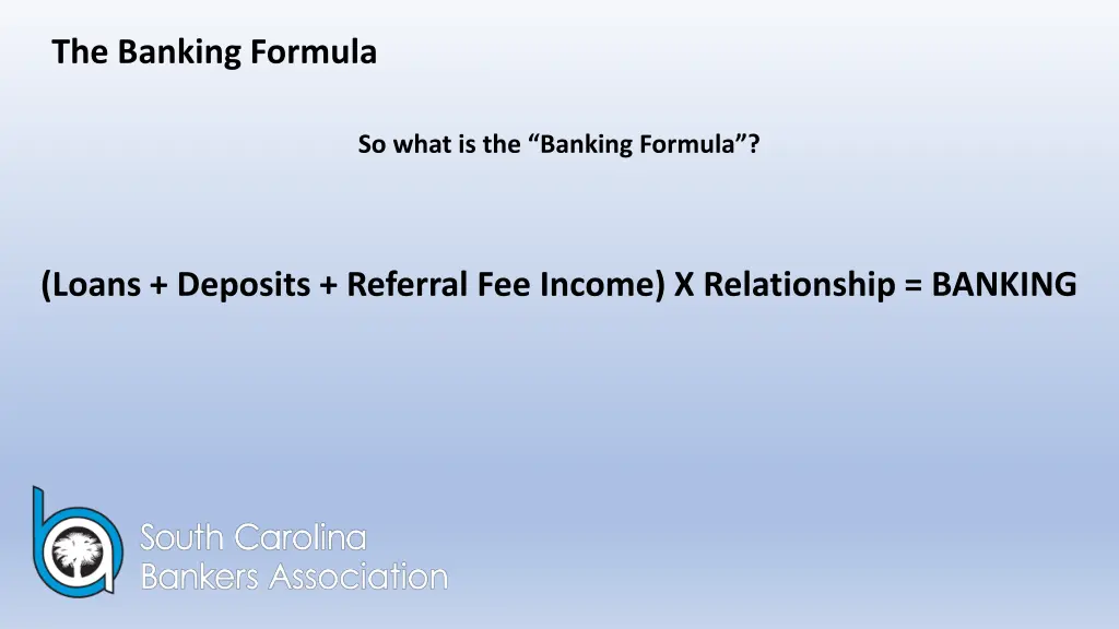 the banking formula 1