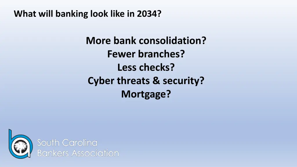 what will banking look like in 2034